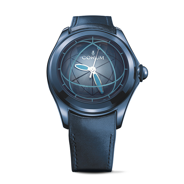 The Corum Bubble Op Art watch present a mysterious visual effect of a magic world of watchmaking.