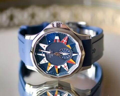 The international flags make the timepiece more recognizable.