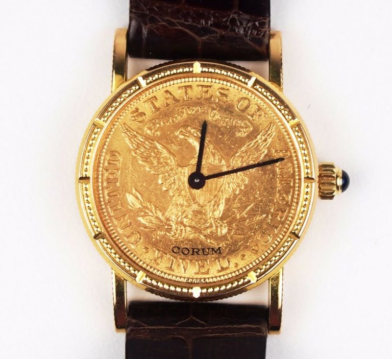 corum coin watch